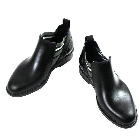 Solo Wolf Two Tone Black Gray Water Resistant Ankle Rain Shoe, Size 7 - Picture 7 of 9